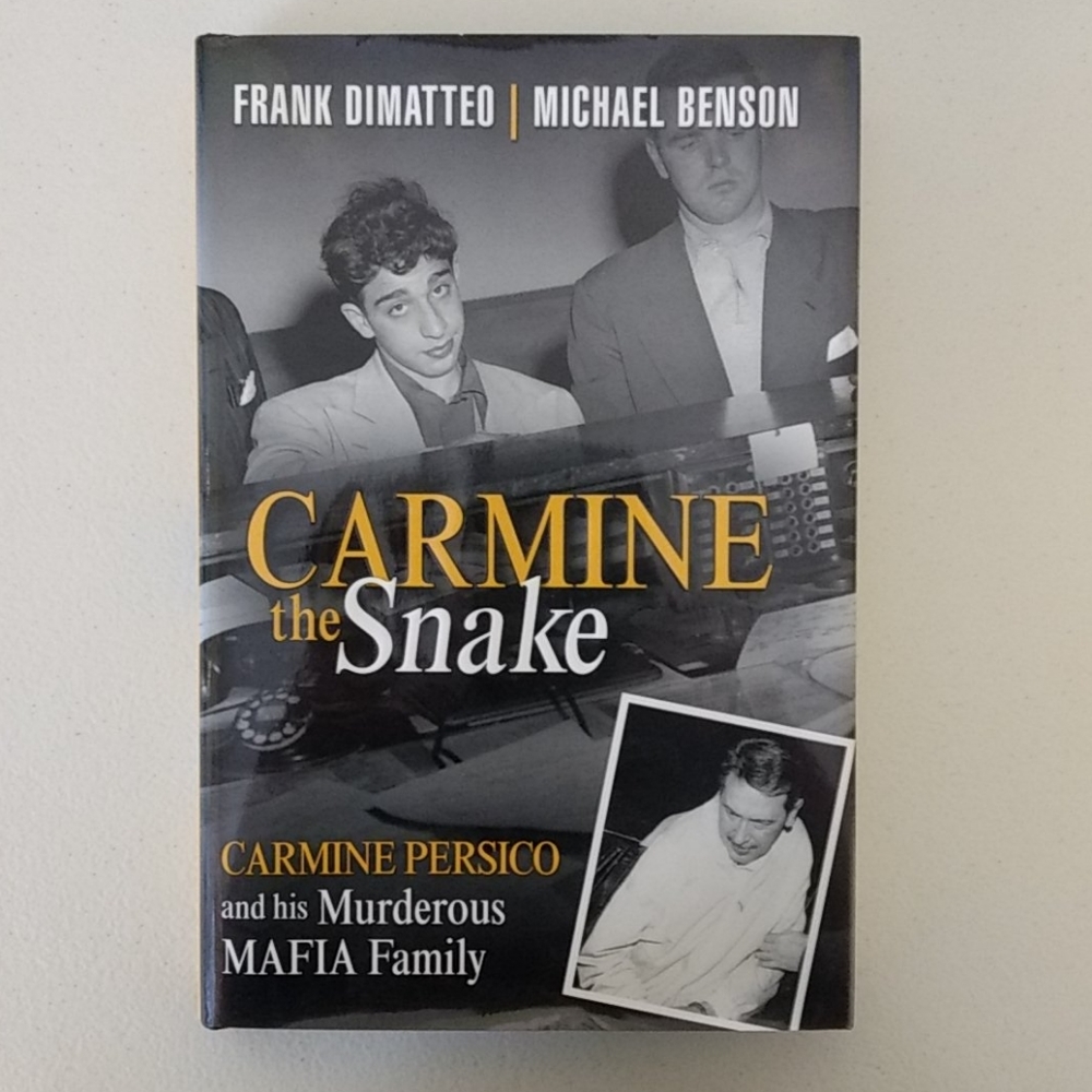 Hardback copy of Carmine The Snake